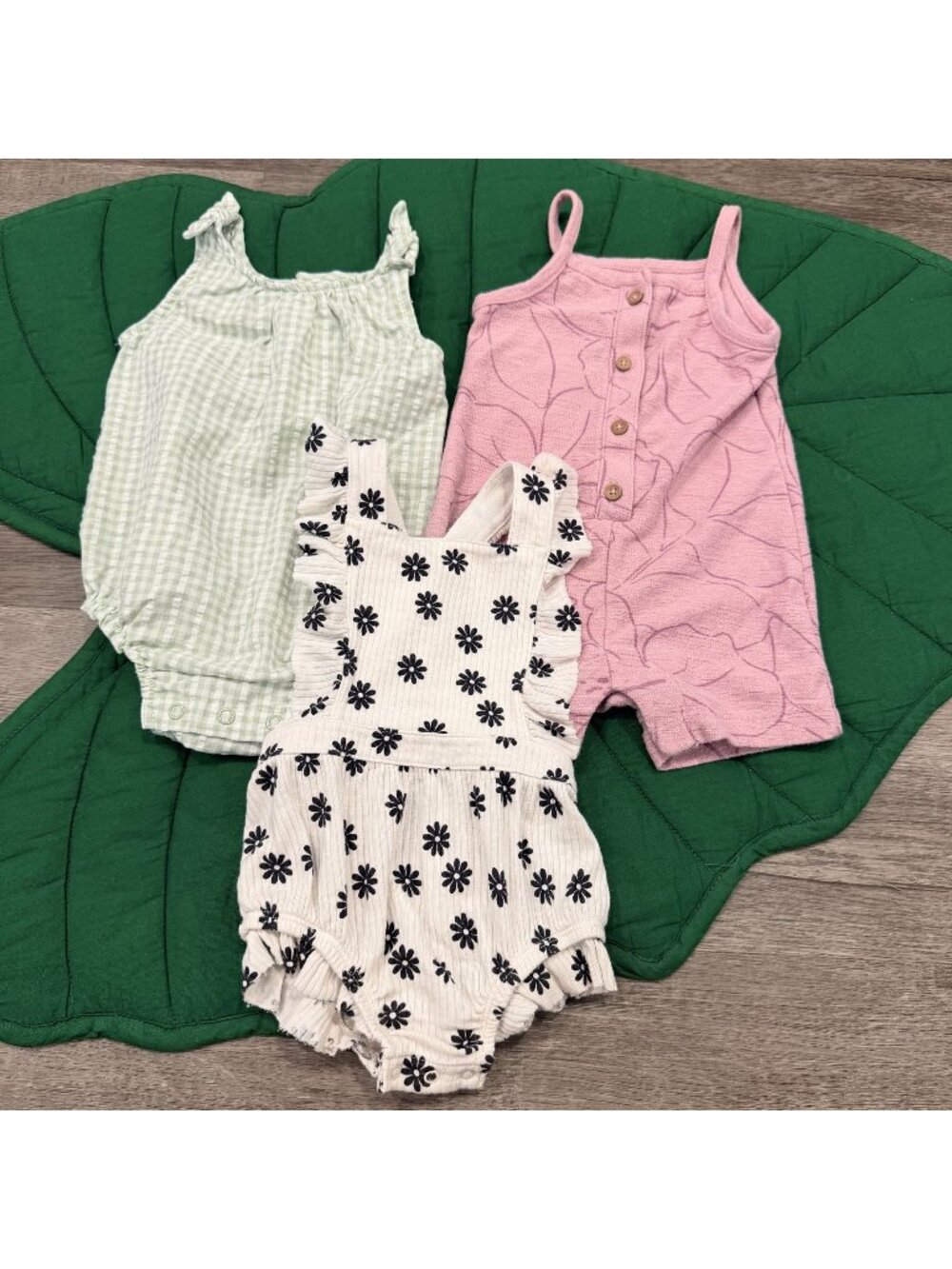 Baby Girl 3-6M Romper Bundle Lot Carter's Cat & Jack